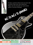 Federcongressi Poster Se ci sei ti associ-Chitarra